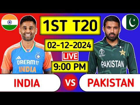 India Vs Pakistan 1st T20 Live Score