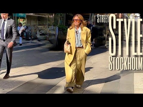 Beautiful Stockholm Street Fashion🍁🍂| September Swedish Street Style | Autumn Fashion Trends 2024