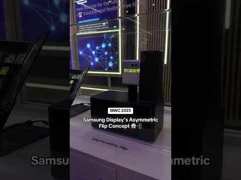 Samsung Display's Asymmetric Flip Concept at MWC 2025