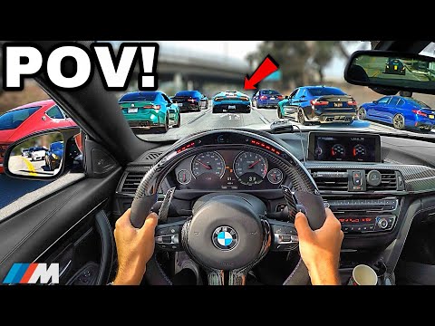 Chasing Supercar Drivers In A Straight Piped BMW M4 F82! [LOUD EXHAUST POV]