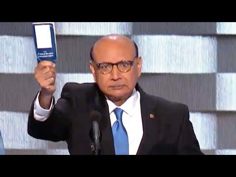 Khizr Khan. Father of American War Hero, Shames Donald Trump