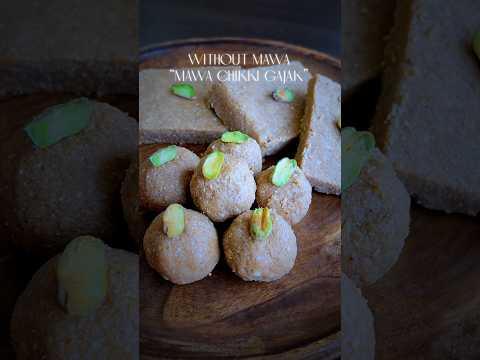 Without Mawa - Mouth-melting Mawa Chikki Gajak, Laddu Recipe For Makar Sankranti #shorts