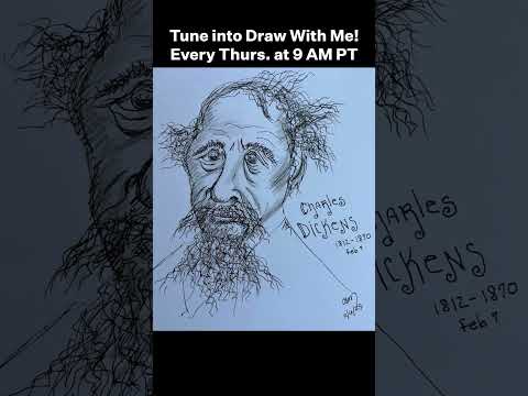 Last Week On Draw With Me: Dickens #sbsdrawwithme