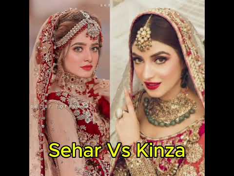 Kinza Hashmi vs Sehar Khan Kaun Hai Zyada Khubsurat Aapki Raaye Kya Hai