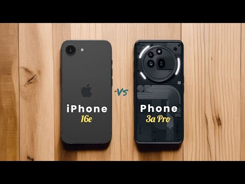 iPhone 16e ⚡ vs ⚡ Nothing Phone 3a PRO Full Comparison