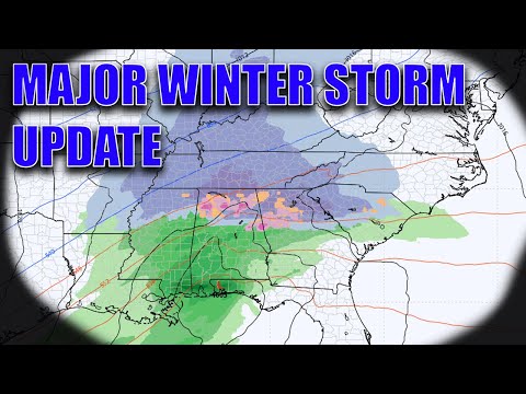 Major Winter Storm Update For The South!