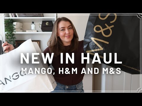 NEW IN MANGO, H&M AND M&S HAUL - WHAT I BOUGHT | PetiteElliee