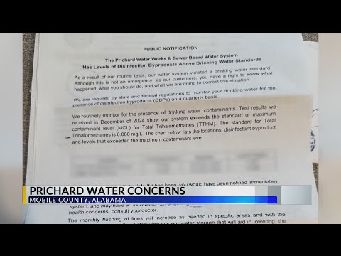 'I bathe in this water': Prichard Water customer alarmed by water notice