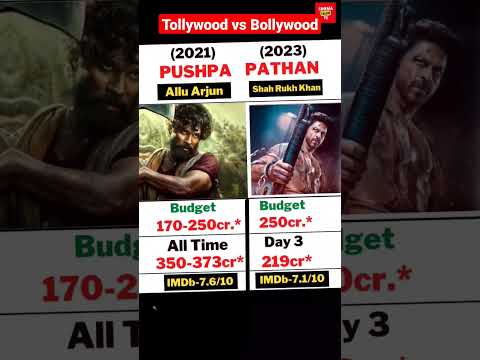 Pathan vs Pushpa Comparison #pathan #pushpa #shorts