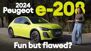 DRIVEN: 2024 Peugeot e-208: fun but flawed? | Electrifying.com