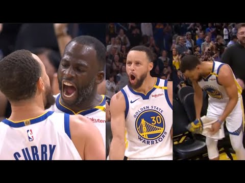 Draymond HITS CLUTCH 3 & HAD Steph shocked! LOST HIS MIND so hyped "THIS our HOUSE! WE ANT GOING!"