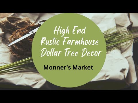 High End Rustic Farmhouse Dollar Tree Decor #diy #farmhouse #rustic #dollartree #easy #freshnewlook