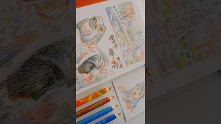 Spring Art Vlog 🌈 Rainbow pencil sketches & digital doodles #artvlog #art #coloredpencil