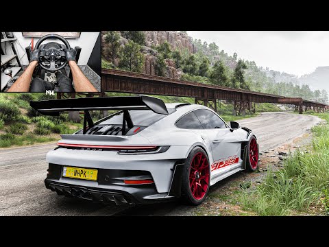 900HP Porsche 911 GT3 RS | Forza Horizon 5 | Steering Wheel Gameplay