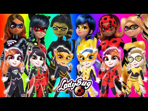 My Talking Angela 2 || Miraculous LadyBug 🐞 | Marinette New  Episode || Cosplay