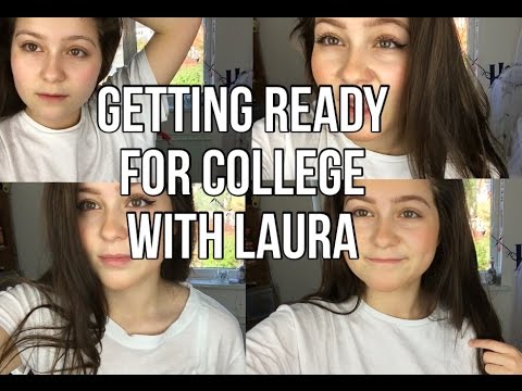 getting ready for college with Laura