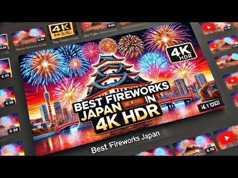 Nagoya Fireworks Festival 2024 | Stunning 4K HDR 60FPS Cinematic Experience