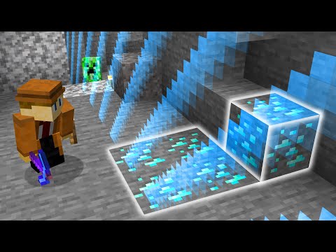 How I Mined EVERY Diamond in a 100 by 100 Minecraft World