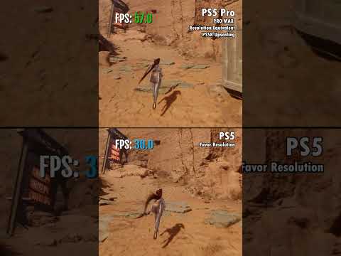 60FPS PS5 PRO MAX vs. 30FPS Resolution on regular console #stellarblade #ps5 #ps5pro