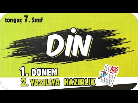 7.Sınıf Din 1.Dönem 2.Yazılıya Hazırlık 📑 #2025