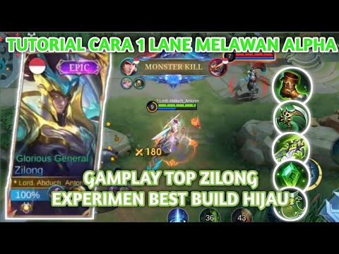 TUTORIAL CARA MENANG LANE DI XP MENGGUNAKAN ZILONG🔥[mobile legend bang-bang]