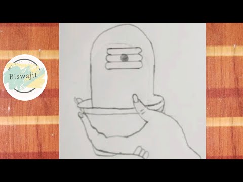 Easy hand holding beautiful drawing | Simple Lord Shiva drawing | Pencil sketch of Shiva