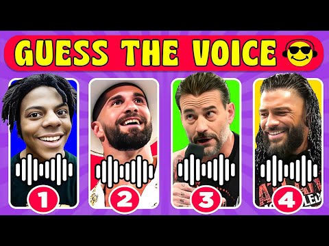 Can You Identify These WWE Wrestlers by Their Voices? 🎤✅ CM Punk, Seth Rollins, Roman Reigns