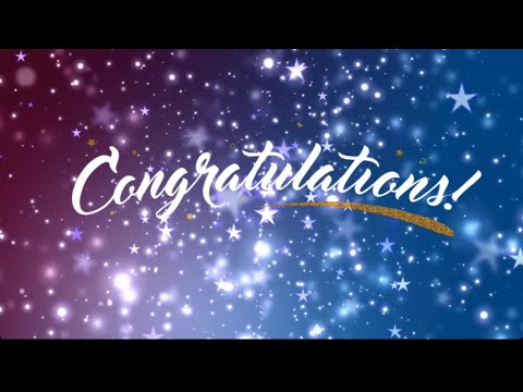 CONGRATULATIONS Animated Screen