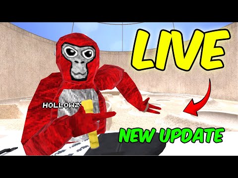 🔴NEW GORILLA TAG HOVERBOARD UPDATE! LIVE! 🔴 #gorillatag