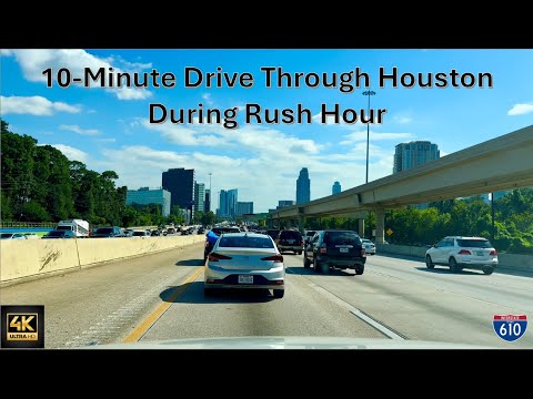 10-Minute Drive Through Houston During Rush Hour | Drive Time #houston #rushhour #texashighways