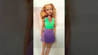 Crochet barbie dress outfit for cute fashion