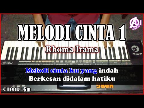 MELODI CINTA 1 - Rhoma irama - Karaoke Dangdut Korg Pa3x (Chord&Lirik)