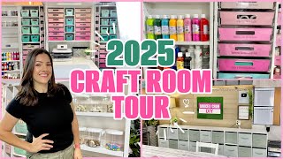 Craft Room Tour 2025 | Dollar Tree Organization