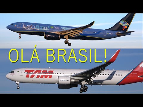 LATAM 767, Linhas Aéreas Brasileiras A330 Big Blue Bus livery and more HEAVY Planespotting at (LIS)