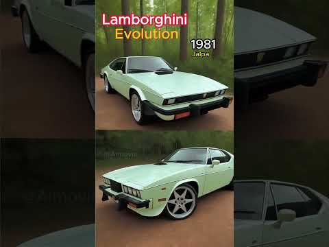 Lamborghini Evolution 1948 - 2001 | Ai Animated video #lamborghini  #evolution #ai #aianimation