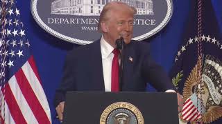 President Trump Delivers Remarks at Department of Justice