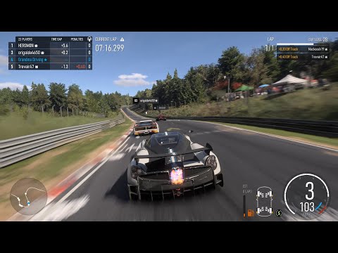 Amazing Online Nürburgring Race With a Tragic End (Forza Motorsport)