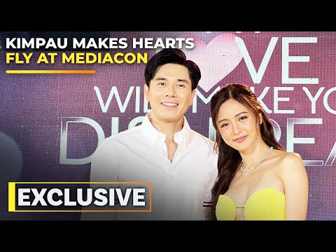 KimPau makes hearts fly at 'My Love Will Make You Disappear' mediacon!