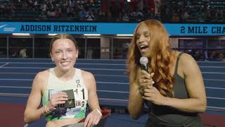 Nike Indoor Nationals Girls 2 Mile Produces US #1 Time [Full Race Replay]