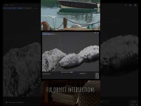 How I Make Fur | Blender To Unreal Engine 5 #relaxingambience #ambientrenders #cozy #furries
