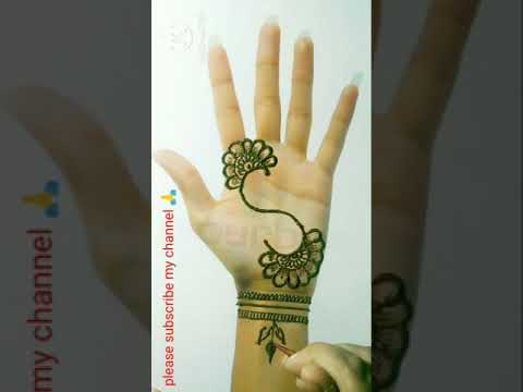 S Letter mehedi design/easy and simple mehedi trick #mehndi #mehndidesign #handmehndi #trendymehndi