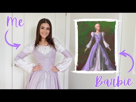 I Made a Barbie Rapunzel Dress (because we can all agree it's the best Barbie movie)