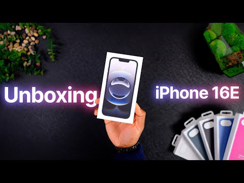 NEW iPhone 16E Unboxing 2025!