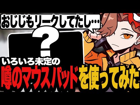 おじじが勝手にリークしてたあのマウスパッドが送られてきたから実際に使ってみた【Valorant/ヴァロラント】