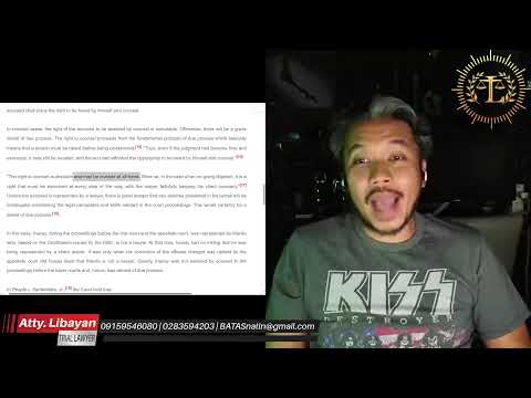 DIGONG DUTERTE DEPRIVED OF HIS RIGHT TO COUNSEL WHEN ARRESTED BY GEN. TORRE?