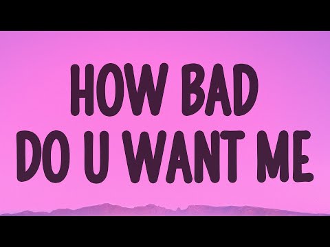 Lady Gaga - How Bad Do U Want Me (Lyrics)