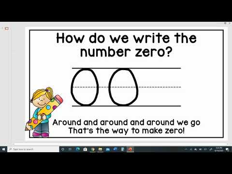 How To Write The Number 0