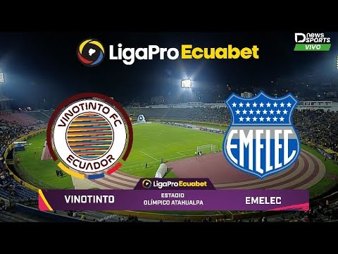 VINOTINTO VS EMELEC FECHA 4 LIGAPRO EN VIVO Narración En Vivo