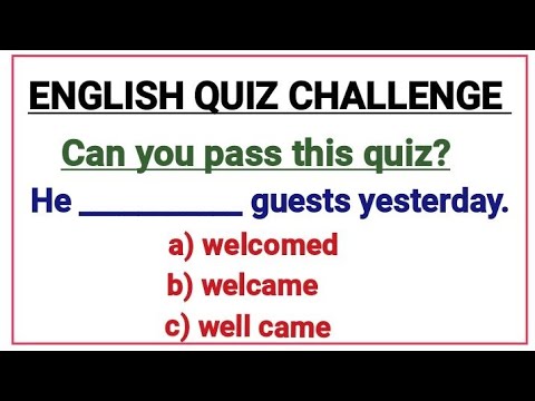 English Grammar Test ✍️📖 Can you pass this quiz?