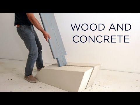 Concrete and Wood Chair | DIY